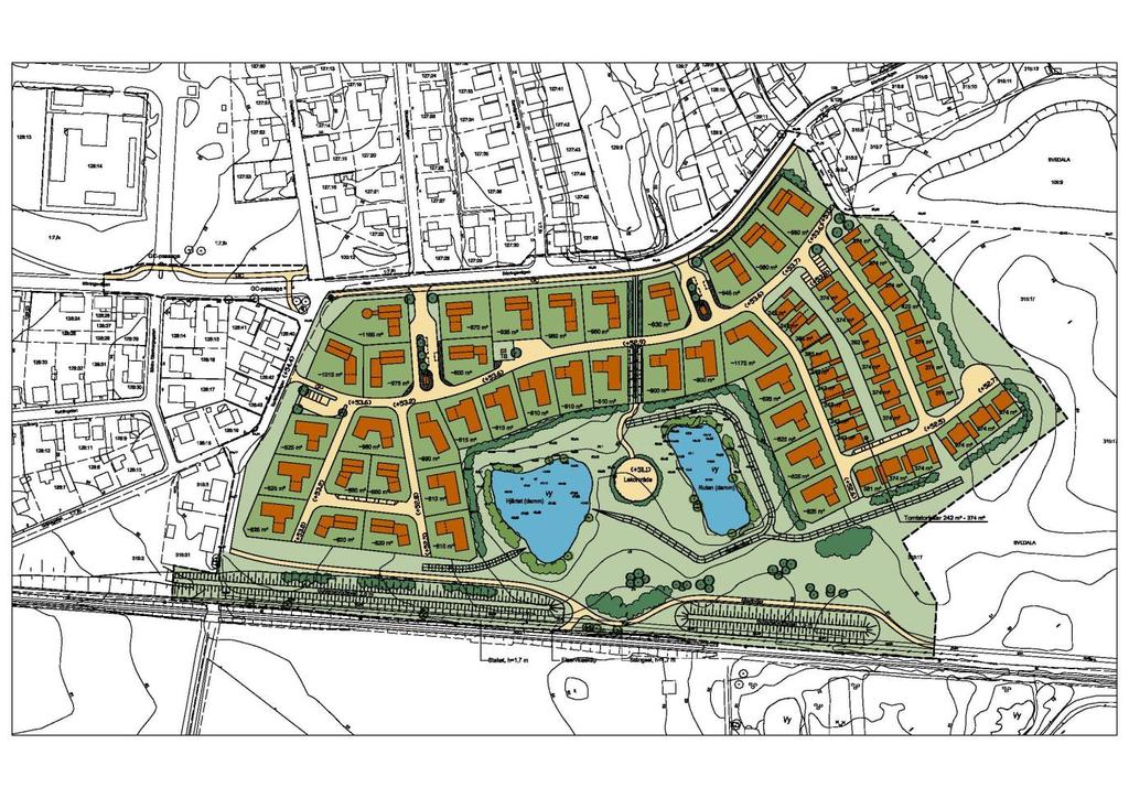 6. Nygårds dammar, Svedala 315:17 28 Igångsättning: Detaljplan: Markägare: Exploatering 2018 med markarbeten Mark- och miljödomstolen har avslagit ett överklagande.