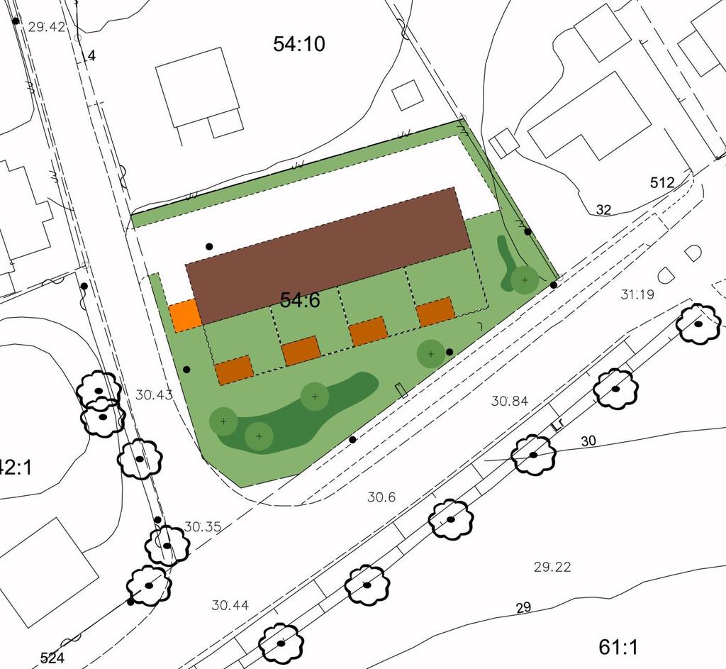 33 4. VÄRBY 54:6 ( fd Q 8 ) Igångsättning: 2017 Detaljplan: Markägare: Exploatering Vatten och