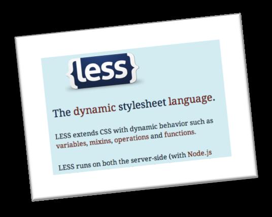 Preprocessors lesscss.org learnboost.