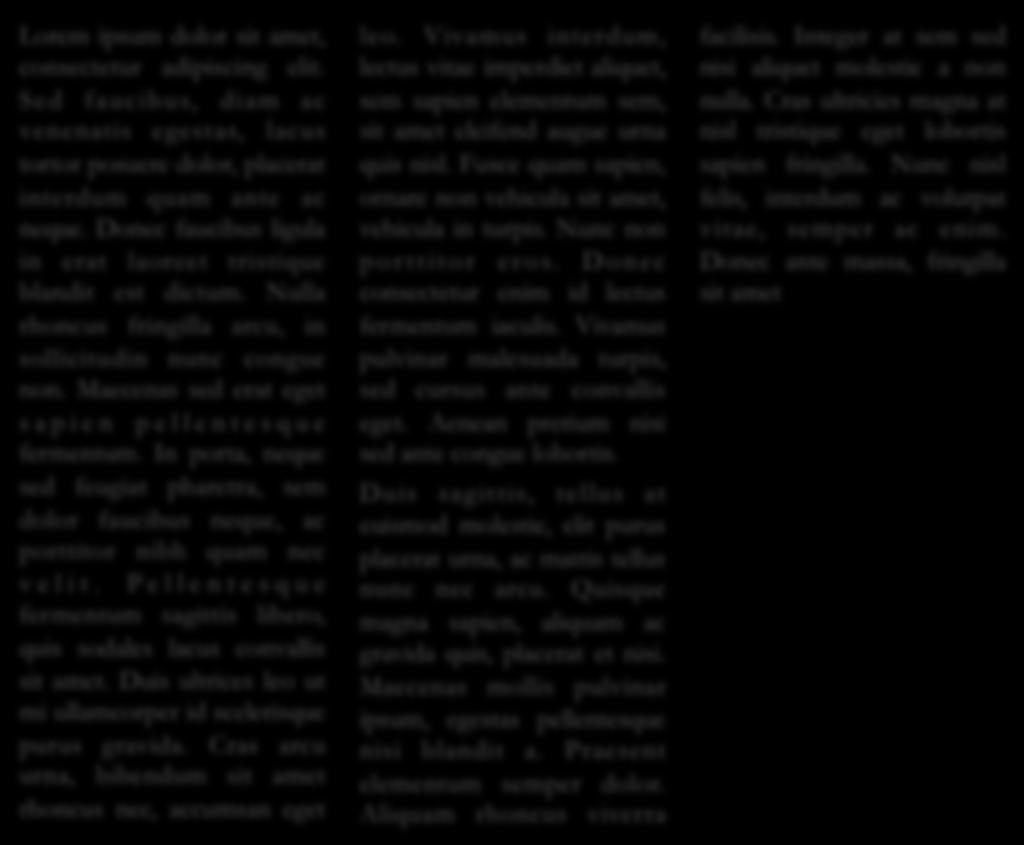 Multiple Columns #content { -moz-column-count: 3; -webkit-column-count: 3; column-count: 3; -moz-column-gap: 20px; -webkit-column-gap: 20px; column-gap: 20px; text-align: justify; Lorem ipsum dolor