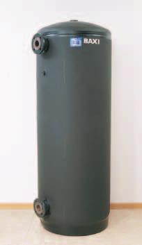 Tankar & kylackumulatorer i specialutförande Specialtillverkad 1000 liter klädd tank med flänsanslutning. BAXI kan leverera ett stort antal olika modeller av kylackumulatorer.