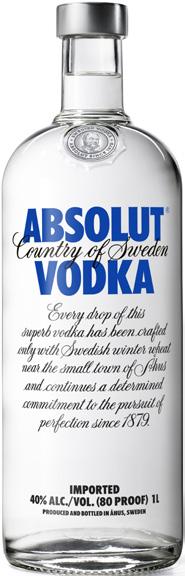 Absolut 40 %.