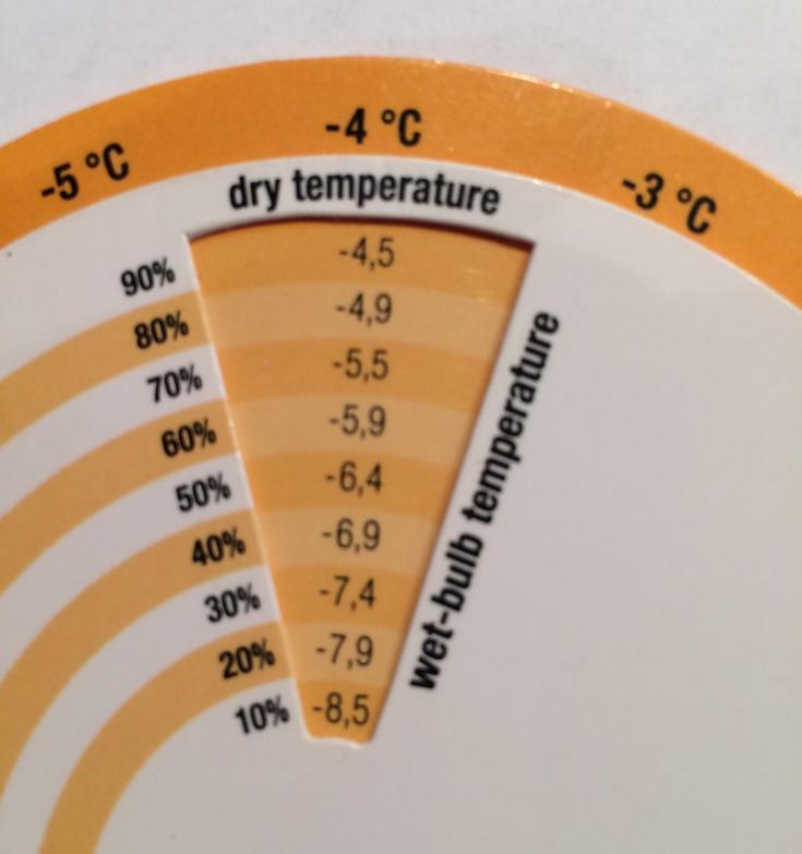 Vid för hög yttre temperatur, <-3 grader, blir det bara vatten eller slask när snön når marken, ungefär som ett okokt ägg.