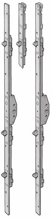 Assa spanjolett S1151 (867, 867-F och 8670-F) För utåtgående och inåtgående enkeldörr. Kantskena: 25 2 mm. Kolvstång: Stående. Handtagshöjd: 00 mm. Sidkolvstyp: Kilkolv 3 st. Sidkolvsutsprång: 17 mm.