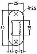 66-R Förzinkad 50 st 800700 Slutbleck 622-R Förzinkad 50 st