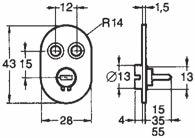 80091950 Kopplingsbricka 4058-15 mm Förzinkad st 80092000 Kopplingsbricka