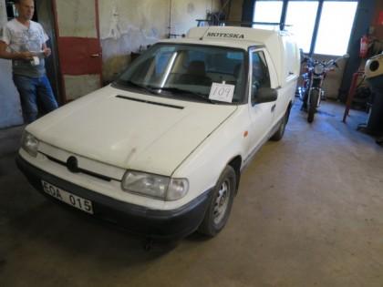 Skoda pick up 1,9d, regnr: