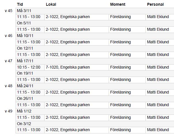 Philosophical Logic Instructor: Matti Eklund Kurslitteratur o Ett