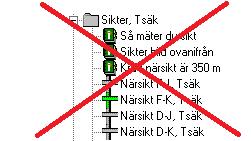 Besiktningsformulär - Bessy Registrera antingen ingen eller alla sikter i plankorsning Mätning av sikt ska ske en gång per år när det grönskar.
