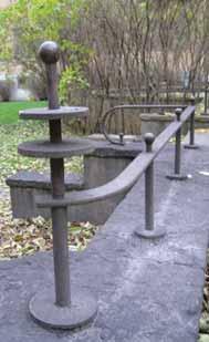 syns från gatan och markerar