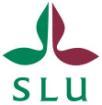 Bakgrund och metod Om analysen Syftet med analysen är att ge SLU en objektiv bild av hur universitetet och dess talespersoner framställs i redaktionella medier.