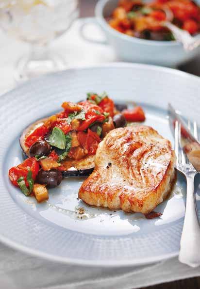 Merluzzo con melanzane e patate