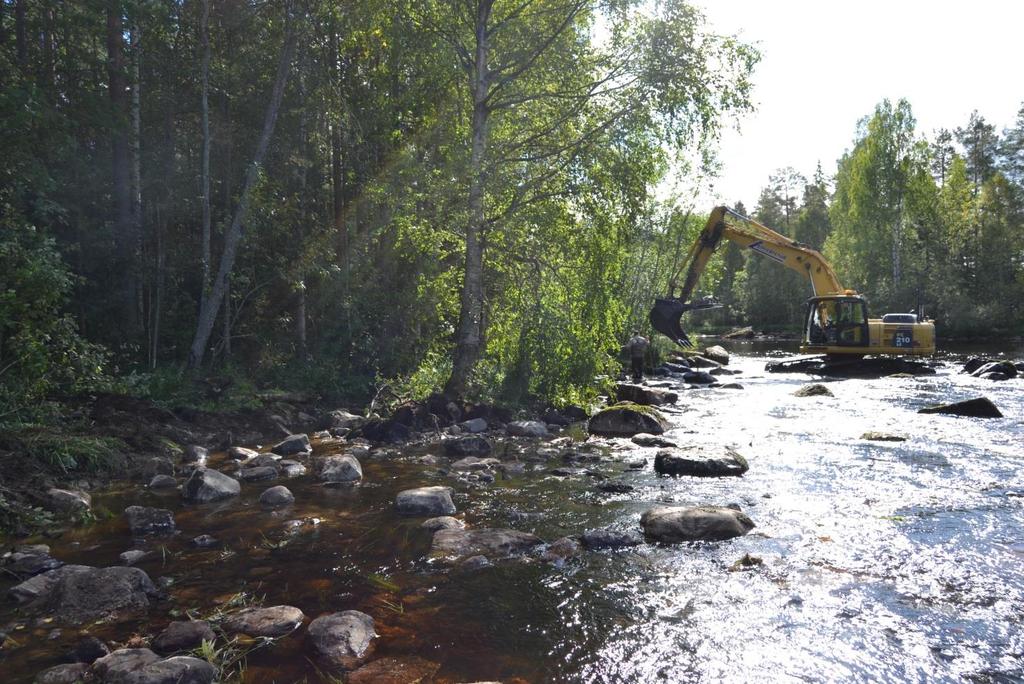 Flottledsåterställning i Bureälven Etapp 1