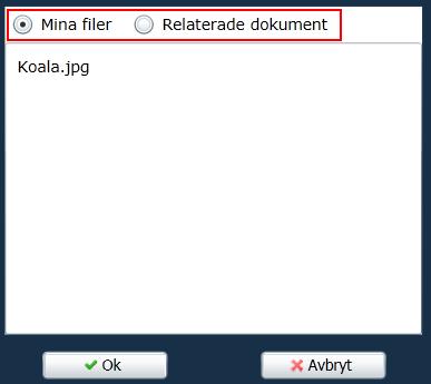 Sid 15 (21) 3.3 Bifoga fil i meddelandet Det går att bifoga en fil. Är det aktuellt så klicka på Bifoga filer.