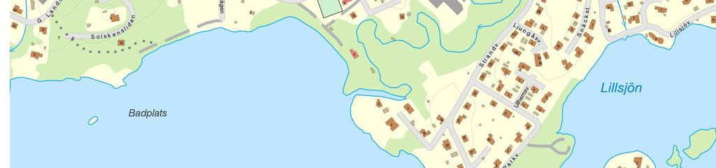 Området begränsas av Strandvägen i ost, Viaredssjön i sydväst och Sandaredsån i nordost, se rödmarkerad figur i Figur 1.