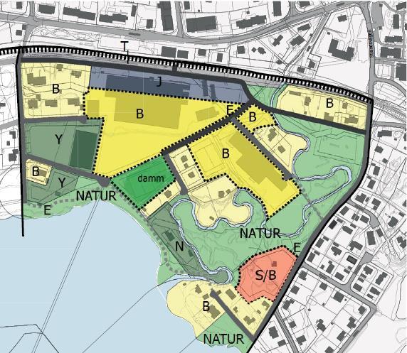 2.6 Andra planer med påverkan på utredningsområdet Detaljplanearbete pågår för Sandared 1:81 m.fl. med syfte att skapa förutsättningar för ny bostadsbebyggelse, verksamheter, handel och kontor.