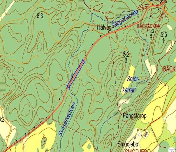 Hänsynsobjekt 2835, Svinabäcken, BOSARP Motivering: Torr till frisk mark med riklig förekomst av ängsvädd.