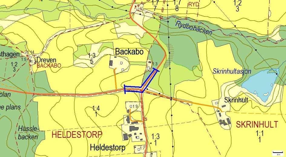 Artrika vägkanter 2855, Backabo, BACKABO Motivering: Vägkanter med hävdgynnade arter och rödlistade insekter.