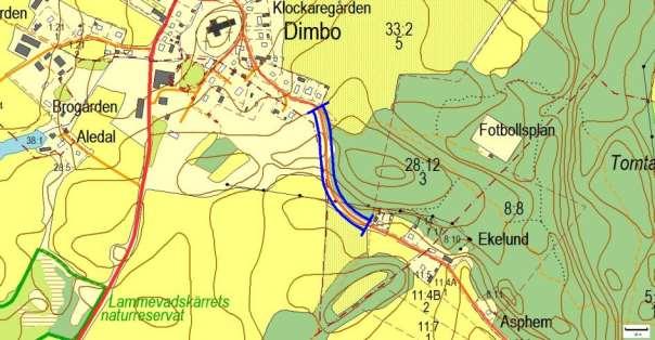 Artrika vägkanter 2873, Dimbo, DIMBO Motivering: Fina, breda och branta torrbackar med hävdgynnad flora, backsippa (VU) och rödlistade fjärilar.