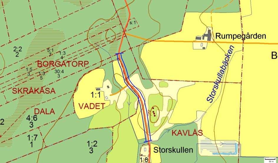 Artrika vägkanter 2875, Rumpegården, KAVLÅS Motivering: Insektsrika torrbackar med rik blomning av hävdgynnade arter samt sexfläckig bastardsvärmare (NT).