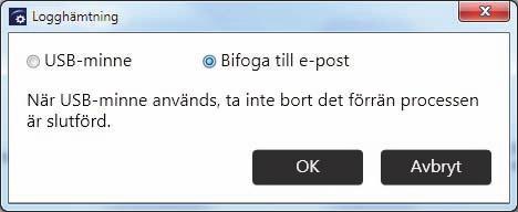 8. Ändra inställningarna på den interaktiva whiteboardtavlan Spara loggen på ett USB-minne 1. Anslut ett USB-minne till en USB-port på sidan av bildskärmen. Anslut bara ett USB-minne.