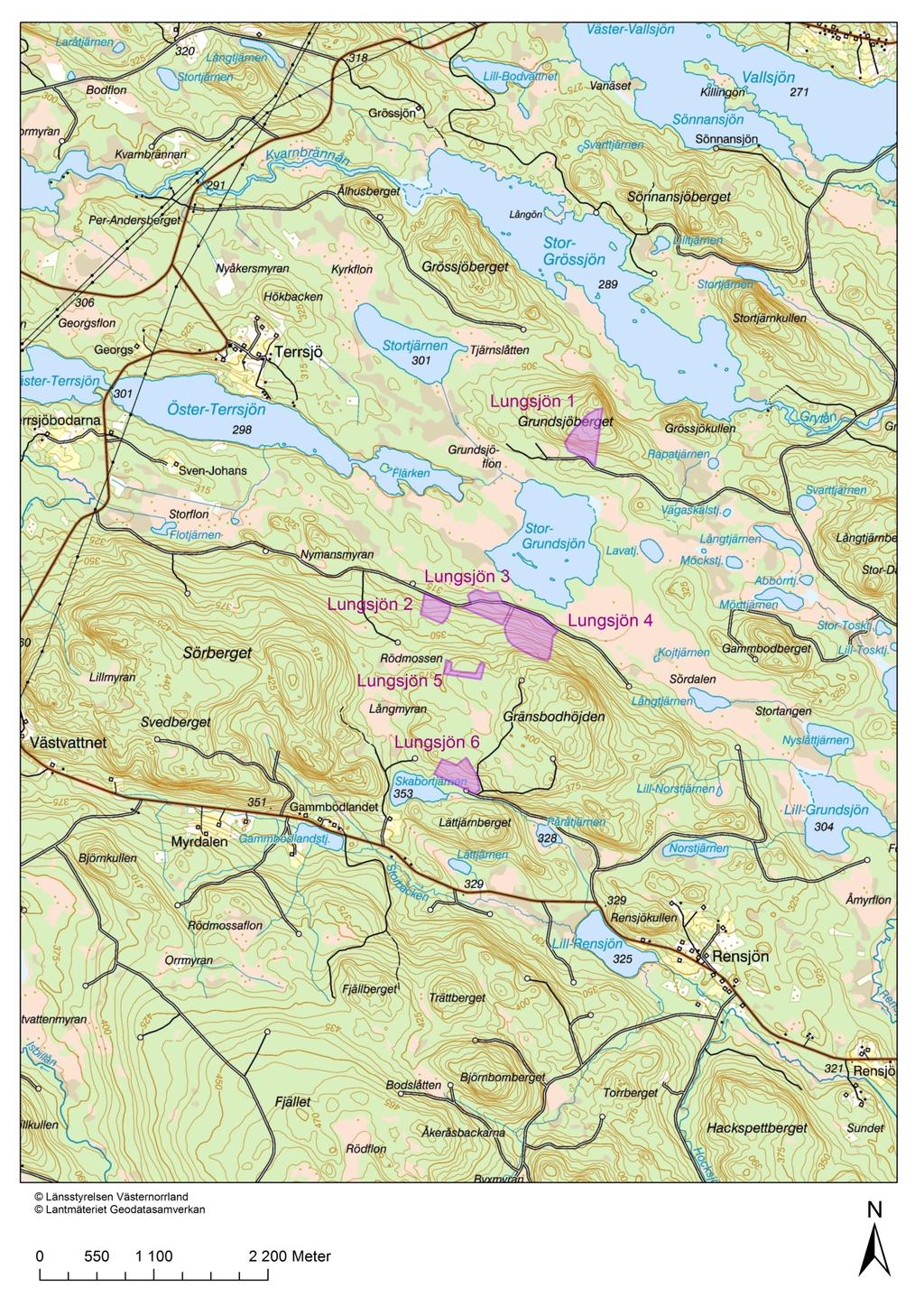 Sida 25 av 34 1.6.2. Grundsjön, sydväst Klen blandskog friskt växande med asp, björk och enstaka sälgar.