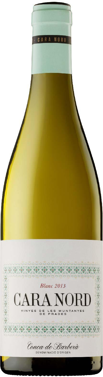 Vitt vin 2013 Höjd: Upp till 800 m över havet. Geografi: brant och kulligt landskap omgivet av höga berg och ekskogar i naturreservaten Pradesbergen och Poblet-skogen.