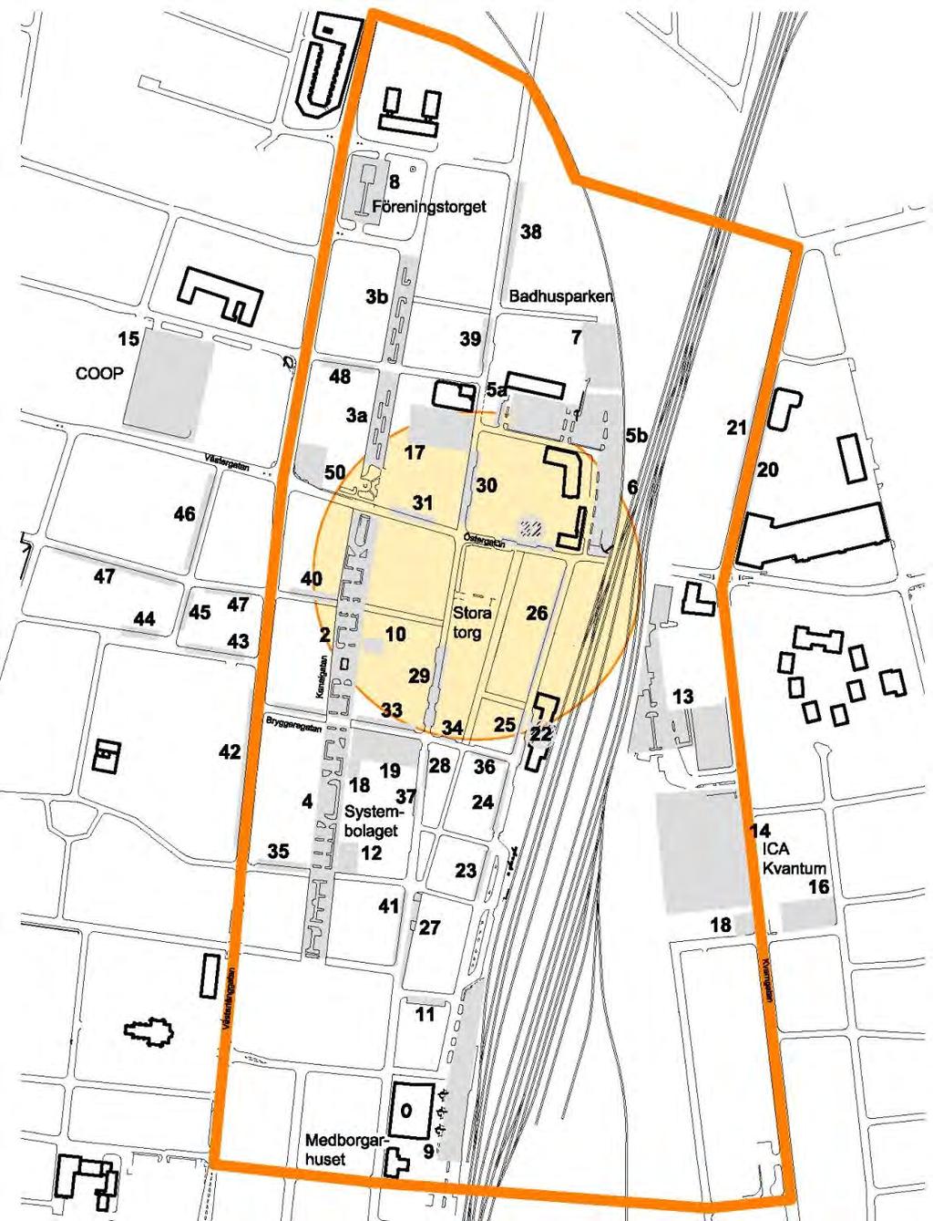 2 Trivector Traffic Sida 56 (308) 1.2 Avgränsning centrala Eslöv I denna parkeringsutredning hänvisas ibland till de centrala delarna av Eslöv.
