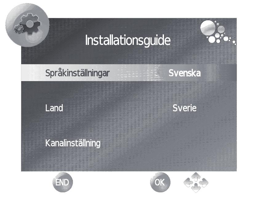 Snabbguide Grundläggande autoinstallation 5 Hem När TV:n slås på allra första gången efter inköp visas guiden för grundläggande autoinstallation automatiskt.