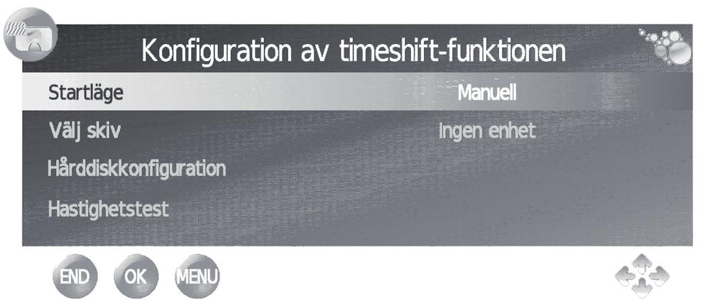 Andra användbara funktioner Timeshift funktion (Uppskjuten reproduktion) (Bara F*510 modeller) Denna funktion möjliggör spela in digitala TV program och se det senare uppskjuten.