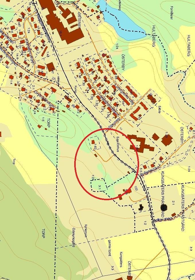 Kartbilaga 2 Översiktskarta över Kungsäter som