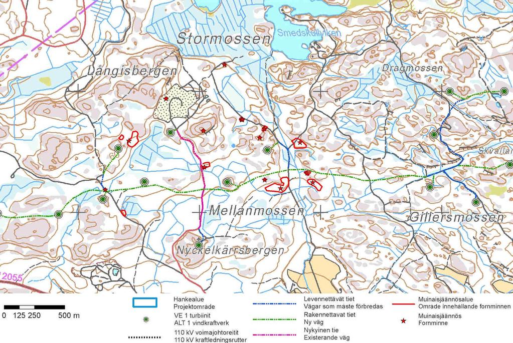 Bilderna nedan visar ett noggrannare utdrag av delarna av