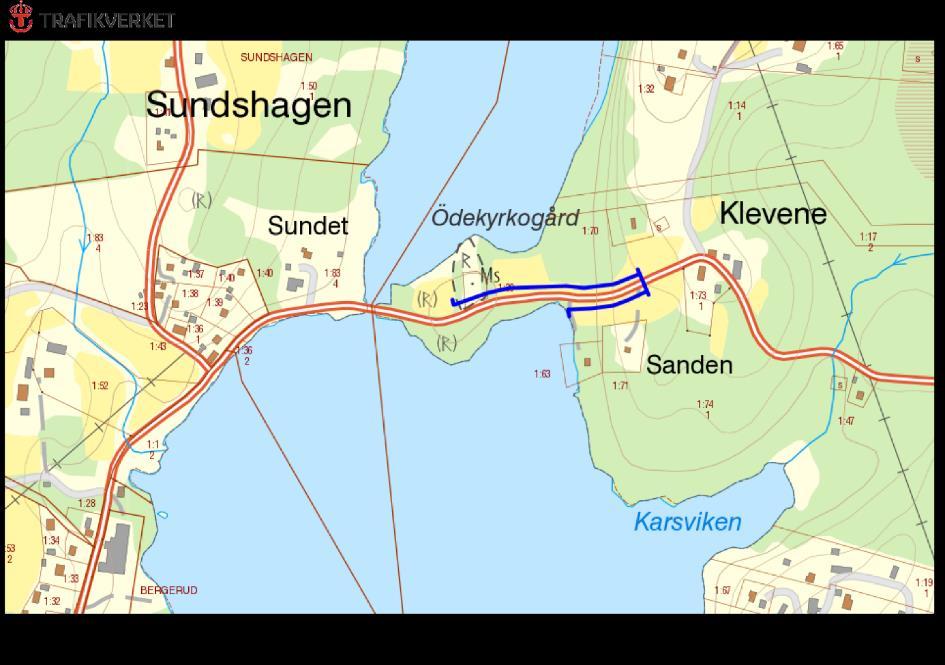 630, Klevene, KLEVENE Motivering: Blommande vägkant med hävdgynnade arter. ID på översiktskarta 12 Vägnummer S 630 Namn Gammalt namn Sida av vägen Klevene, KLEVENE Klevans Kyrkplats Båda sidor.