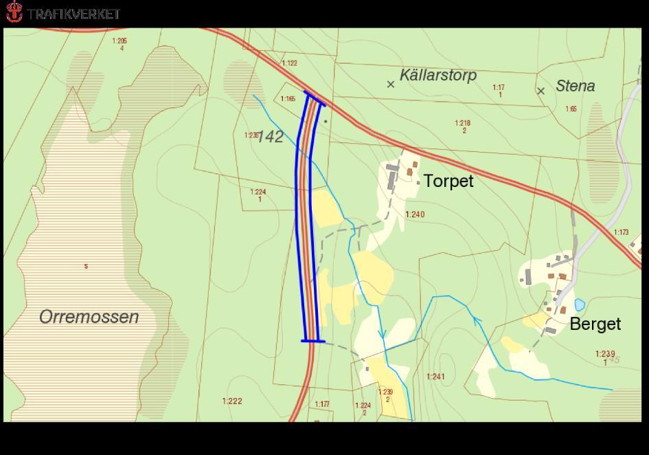 859, Torpet, EDA-FJÄLL Motivering: Vägkanter med hävdgynnad flora. ID på översiktskarta 23 Vägnummer S 859 Namn Gammalt namn - Sida av vägen Torpet, EDA-FJÄLL Båda sidor. Längd sida 1 480 m.