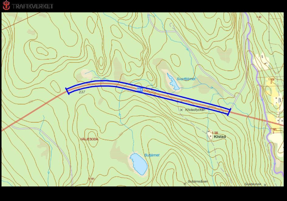 864, Svartetjärnet, HÄLJEBODA Motivering: Insektsintressanta skogsgläntor med hävdgynnad flora, orkidéer och fjärilar.