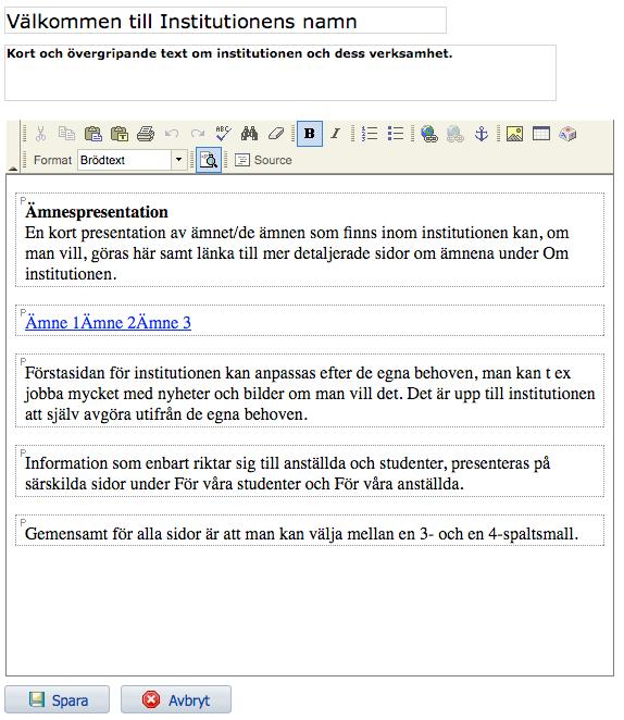 2010-04-16 Sid 5 5. Skriv text i de olika fälten och spara. Vilken är skillnaden i presentation mellan text som skrivs in i de olika fälten?