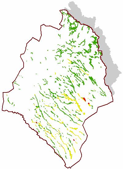 Grundvattenstatus 2015 (preliminär) Risk att god status ej uppnås 2015 bedöms preliminärt genom påverkansanalys: Riskbedömning, poängsättning av befintliga grundvattenförekomster utifrån