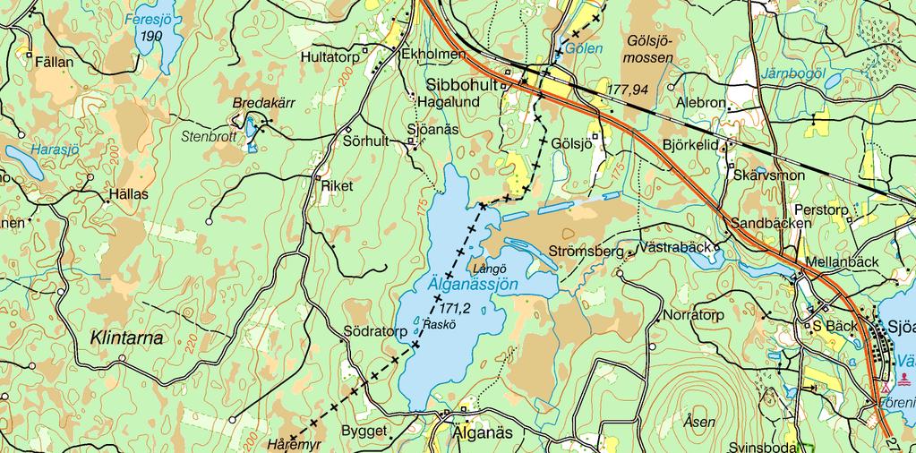 inte ske vid badplats, båtbrygga, strandområde så a eller rörligt frilu sliv Djupkurva röd nivå