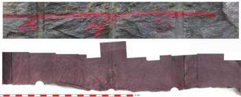 93, visar bilden från undersökningarna med Riogur 17 mm i granit.