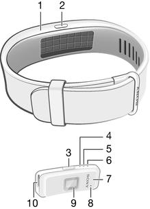 Basinformation Introduktion SmartBand 2 är en tillbehörsprodukt som ansluter trådlöst via Bluetooth till din iphone.