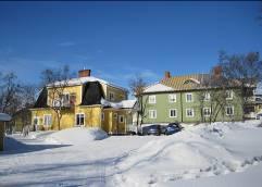tektoniskt värdefulla byggnader från olika tider i samhället, till exempel arbetarbostäderna i Sibirien bestående av bl.a. de s.k. bläckhornen, tjänstemannabostäderna i kv Björkbacken, Hjalmar