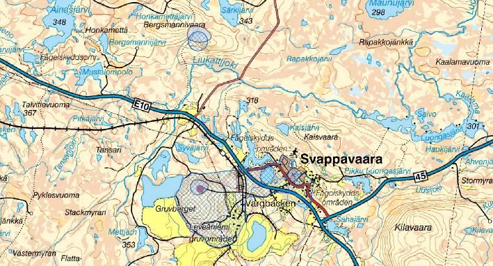 gammal jordbruksbygd med anor från den första gruvepoken tillsammans med ett helt modernt gruvsamhälle. Detta ger Svappavaara ett högt kulturhistoriskt värde.