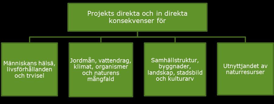 VINDIN AB OY KALAX VINDKRAFTPARK 29 (94) 8 MILJÖKONSEKVENSER SOM SKA BEDÖMAS OCH BEDÖMNINGSMETODER 8.