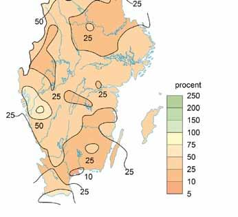 Väder i september 2016 Avvikelse medeltemperatur september månad