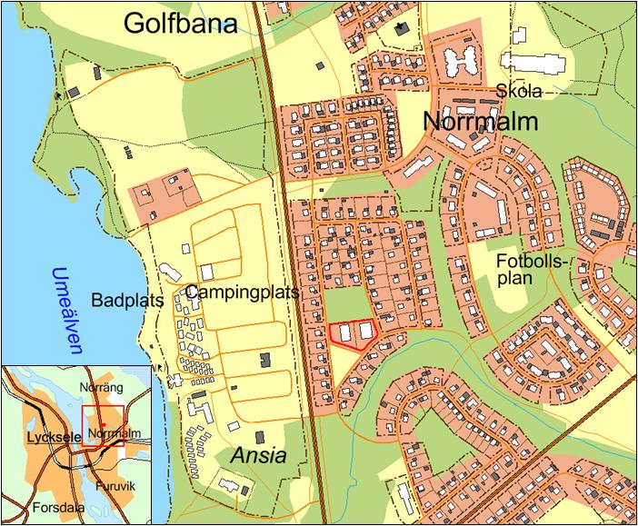 PLANENS SYFTE OCH HUVUDDRAG Bakgrund Planområdet har tidigare inhyst både bostäder och handel.