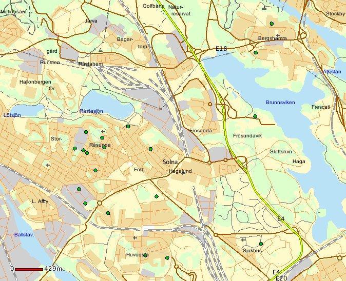 Stöld av cyklar under december 2014. Sex cykelstölder under december i Solna.