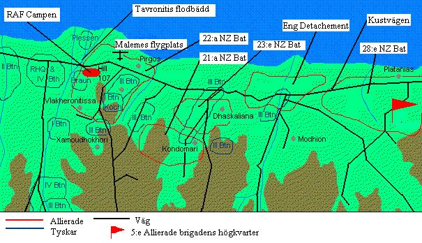9.2 Operation Merkurius Figur 9.2.1 Karta, Planen bakom anfallet. Källa http://www.history.army.