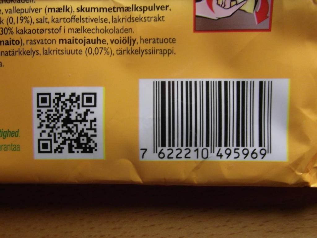 1. EXEMPEL PÅ ANVÄNDNING Ingendera ger något alternativ till QR-koden, och