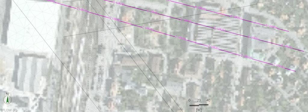 mobilitet i olika faser. I Figur 4-2 visas placering av tre profiler från kvarteret Renen mot trågschakt och havet för vilka hydrauliska konduktiviteter presenteras i Figur 4-3 till Figur 4-5.