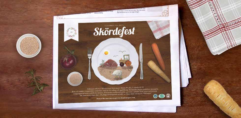 04 FOTO, RETUSCH & PRINT Uppdrag att göra en halvsidesannons i lokaltidningen för Bondens
